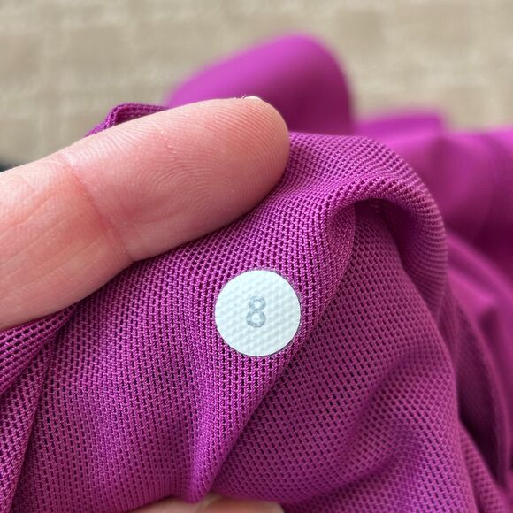 Lululemon Tranquil Crop Pull On Pants Size 8 Fuchsia Pink Athleisure High Rise - Picture 8 of 10